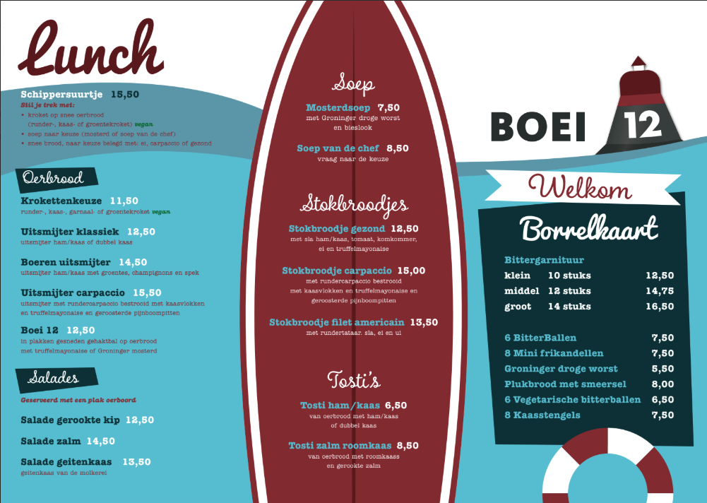 menukaart 1